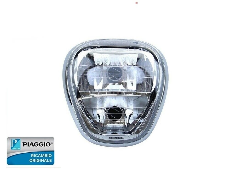  FARO ANTERIORE ORIGINALE PIAGGIO BEVERLY RST CORNICE CROMATA 125 300 350 641577 - Immagine 1 di 1
