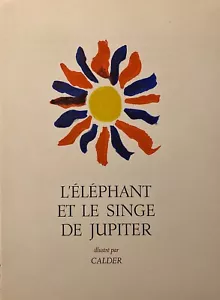 Alexander Calder Lithographie auf Velin 1966 Abstrakte Kunst Abstrakt Sonne Kunst - Bild 1 von 2