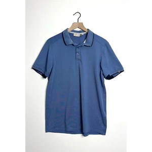 KJUS Mens Stan Polo Short Sleeve Shirt UPF Golf Blue size 50 Medium - Picture 1 of 7