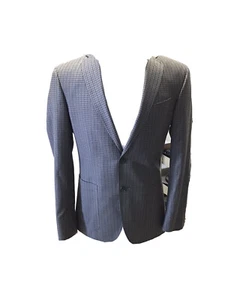 ⭐️Ted Baker Endurance Tom SPJ 40R Two Tone Brown Plaid Men's Coat Blazer⭐️ - Picture 1 of 8