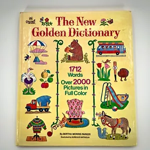 Vtg New Golden Dictionary Bertha Morris Parker 1972 Hardcover Golden Press P429 - Picture 1 of 10