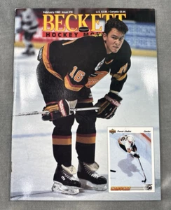 Beckett Hockey Monthly #16 Trevor Linden Vancouver Canucks Cover. February 1992 - Picture 1 of 3