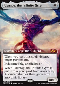 MTG ULAMOG, THE INFINITE GYRE FOIL EXC - IL CERCHIO INFINITO BT BOX TOPPER - Imagen 1 de 1