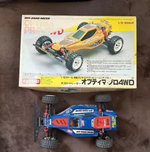 Kyosho 1/10 Optima Pro RC Radio Control Set Vintage JUNK - Picture 1 of 18