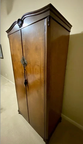 Antique Armoire Closet Wardrobe Cover