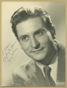 Clément Duhour (1911-1983) - Acteur & athlète - Rare superbe photo dédicacée - Foto 1 di 1