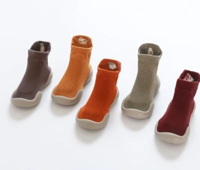Baby Shoes like Socks 10-18m in 10 Colours- Anti-Slip Sole Ideal for First Steps