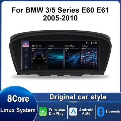 Linux Apple CarPlay Android Auto Bluetooth Für BMW 3er/5er CCC E90 E60 E61 CCC - Bild 1 von 4