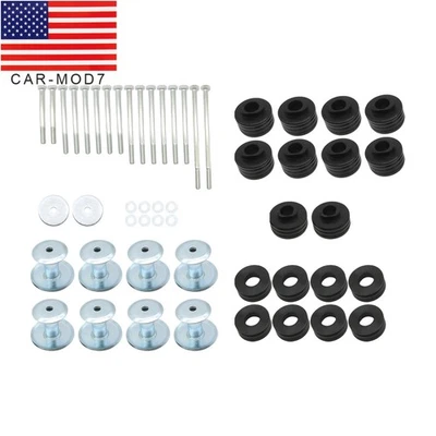 For 1999-2007 Ford F250 F350 Super Duty KF04058BK Body Cab Mount Bushings Kit - Image 1 of 4