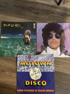 Prince , David Lee Roth , Michael Jackson 12 Inch Vinyl Singles - Image 1 of 4