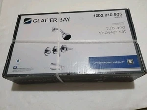 Glacier Bay Aragon Triple Handle 1-Spray Tub and Shower Faucet 1.8 GPM in Chrome - Picture 1 of 11