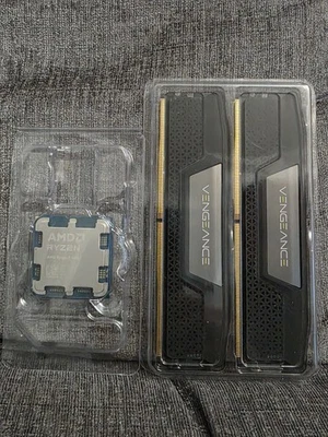 AMD Ryzen 5 & DDR5 RAM BUNDLE!! 9600X AM5 CPU + Corsair 16gb 5200Mhz CL40 - Image 1 of 4