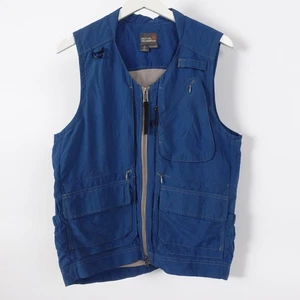 Royal Robbin’s Field Guide Vest Men's Small Blue Fishing Utility Outdoor Travel - Picture 1 of 20