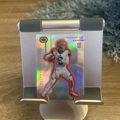 2020 Panini Chronicles - Dynagon Rookies Joe Burrow #D-1 Silver Prizm (RC) - Image 1 of 2