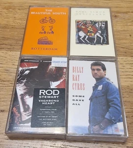 Cassette Tapes - The Beautiful South , Paul Simon  , Billy Ray Cyrus & Rod Stewa - Picture 1 of 3