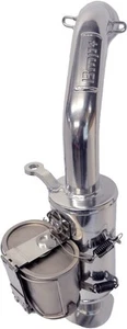 BikeMan Performance Ceramic Chrome Powder Lite Munchie Slip-On Muffler 1841-0229 - Picture 1 of 4