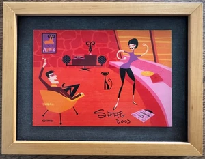 SIGNIERTER SHAG! ULTRA SELTENE GERAHMTE '12 STATIONEN DES PTOLEMÄUS' EVENTKARTE "WIDDER" 2003 - Bild 1 von 7