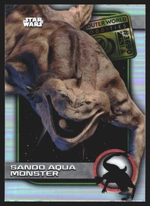 Sando Aqua Monster 2025 Topps Chrome Star Wars Outer World Oddities #UO-18 - Imagen 1 de 3