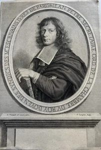 Jean Petre, secrétaire ordinaire de la chambre du roi.Francia Ritratto - Imagen 1 de 6
