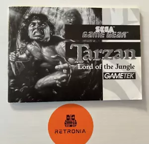 Tarzan Lord Of The Jungle Sega Game Gear Instruction Manual - Picture 1 of 4