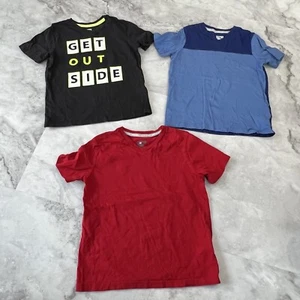 Lot Of 3 Spotted Zebra Boys Vneck Tee Tshirts Size 4T - Picture 1 of 3