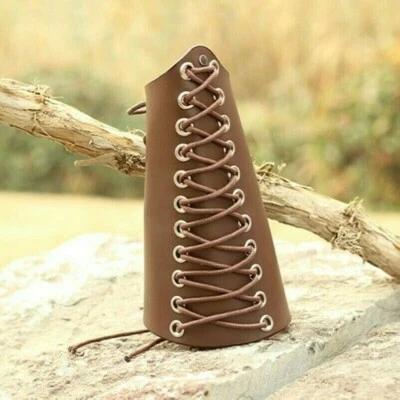 Shooting Archery Bracer Faux PU Leather Arm Guard Armband Protect Hunting Unisex - Image 1 of 4