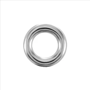 Anillo de salto CERRADO 6 mm OD 3,25 mm ID sólido 950 PLATINO 16ga espaciador redondo EE. UU. - Imagen 1 de 2