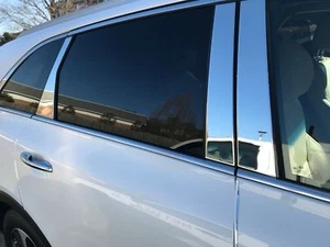 CHROME PILLAR POST COVERS FOR KIA SORENTO 2011-2015 (8PC SET) - Picture 1 of 2