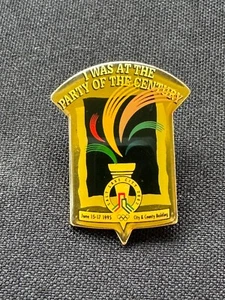 2002 Salt Lake City Olympic Bid Pin 1995 I Was At The Party of the Century 1995 - Picture 1 of 2