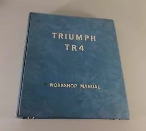 Manual de taller / Manual de reparación Triumph TR4 & TR4A desde 1962 | Alemán - Imagen 1 de 12