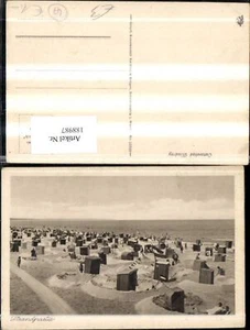 188987,Polen Ostseebad Misdroy Miedzyzdroje Strandpartie Strandkörbe - Picture 1 of 1