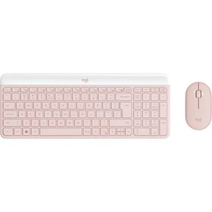 Logitech MK470 wireless keyboard + mouse kit, Slim, US INTL layout, Rose - Picture 1 of 7