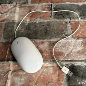 Apple Mighty Mouse Wired- USB Wired Optical Mouse for Computers - Picture 1 of 5