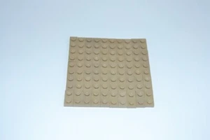 LEGO 50 x Basisplatte Bauplatte dunkelbeige Dark Tan Basic Plate 1x2 3023 - Bild 1 von 2