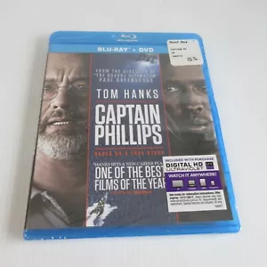 NEW - Captain Phillips (Blu-ray + DVD, 2013) Mastered In 4K, Tom Hanks - Picture 1 of 3