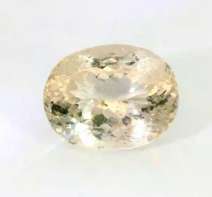 NATURAL BRAZIL TOPAZ -12.450CARAT - 15X12MM VVS CLEAN GEMSTONES SEE VIDEO - Picture 1 of 4
