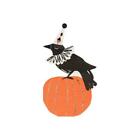 HALLOWEEN Vintage Pumpkin and Crow Napkins with Gold Foil (16 Pack)