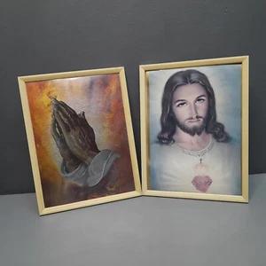 Vintage Religious Christian Collectables Prayer Pictures - Picture 1 of 13