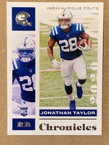 2020 Panini Chronicles - #42 Jonathan Taylor, Colts Rookie Card - Picture 1 of 2