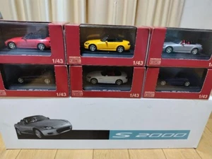 Ebbro 1/43 Honda S2000 6 Color Set HONDA HDC Custom Rare w/BOX New - Picture 1 of 12