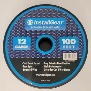 InstallGear 12 Stärke AWG 100 Fuß Lautsprecherkabel True Spec und Soft Touch Kabel - Bild 1 von 6