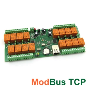 ModBUS-TCP 16-fach Netzwerk Relais Carte (Internet Ethernet IP relaisplatine) - Bild 1 von 9