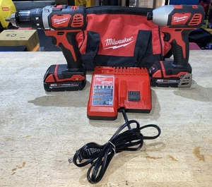 Milwaukee 2656-20/2606-20 18V Cordless Brushless Impact Driver/Drill Driver Kit - Picture 1 of 15