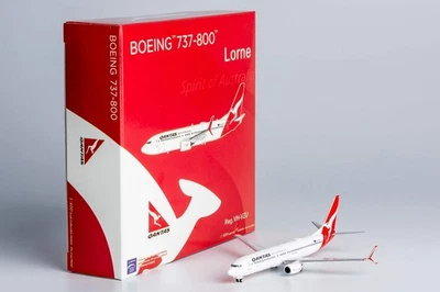NG Models 1/400 Qantas 737-800/W Vh-Vzu (1st Boeing 737 A Indossare The Split - Immagine 1 di 4