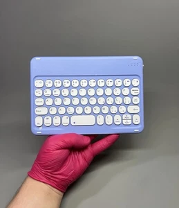 Universal Bluetooth Keyboard For Android iOS Windows Tablet Phone Portable 20cm - Picture 1 of 13