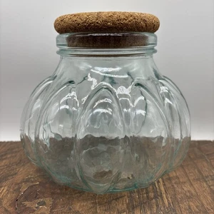 Italienisches Glas Vintage Korken Top Apotheker Glas 6" - Bild 1 von 5