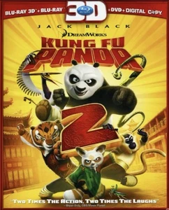 Kung Fu Panda 2 Blu-ray 3D 2011 Dream Works Jack Black Jolie Chan Hoffman Oldman - Picture 1 of 1