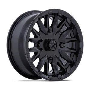 14x7 MSA Offroad Wheels M49 Creed Matte Black Wheels 4x156 (10mm) Set of 4 - Bild 1 von 5