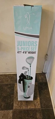 5 Piece Junior Beginner Female Golf Club Set Ages 5-8 Right Hand Dexterity - Image 1 of 4