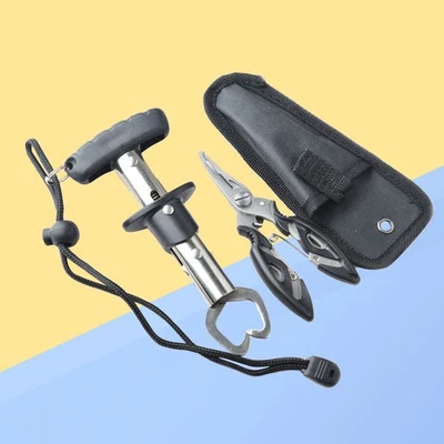 1Satz Fisch Greifer mit Rutschfestem Griff und Edelstahl für Angeln - Bild 1 von 4